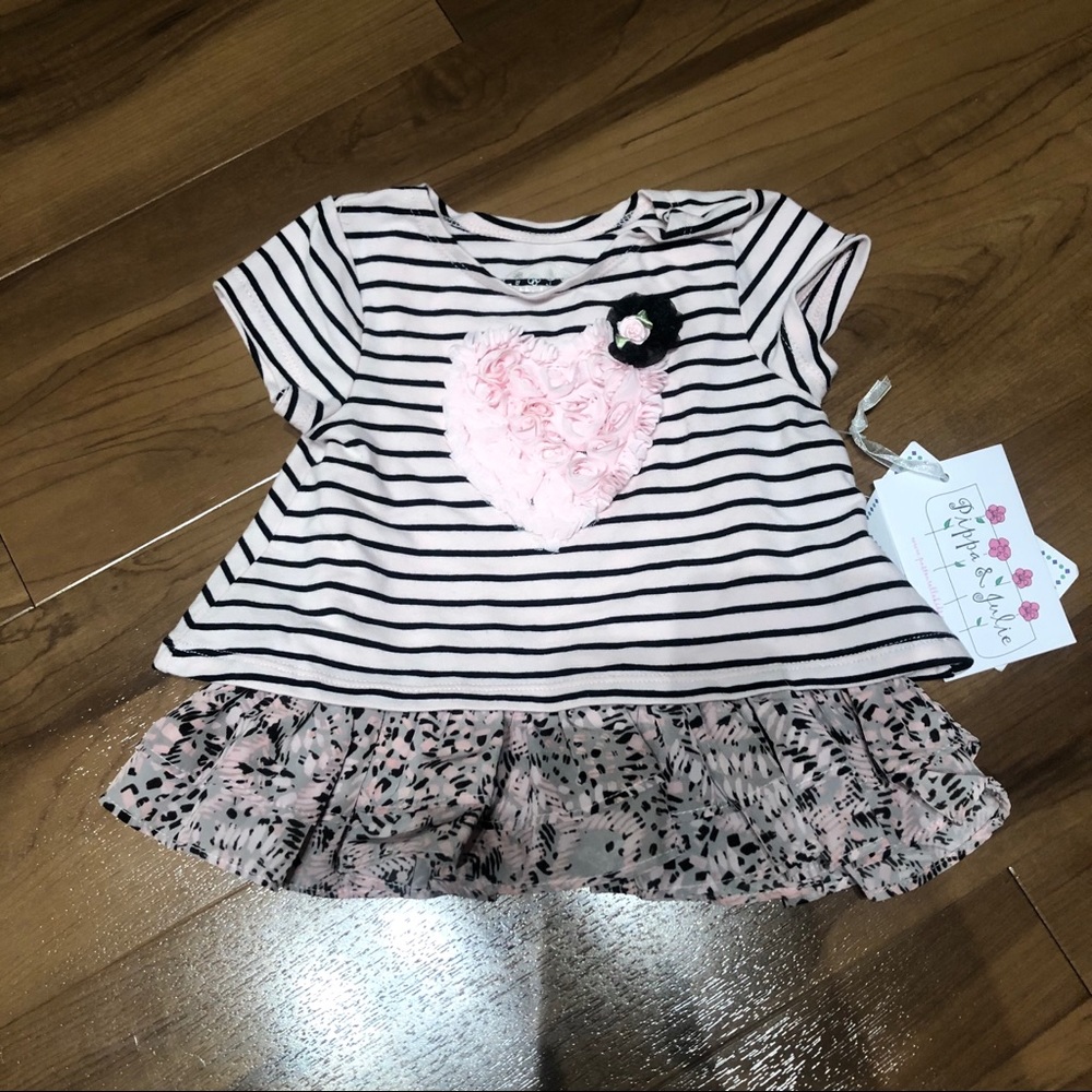 Pippa & Julie Top Set Size 12M
